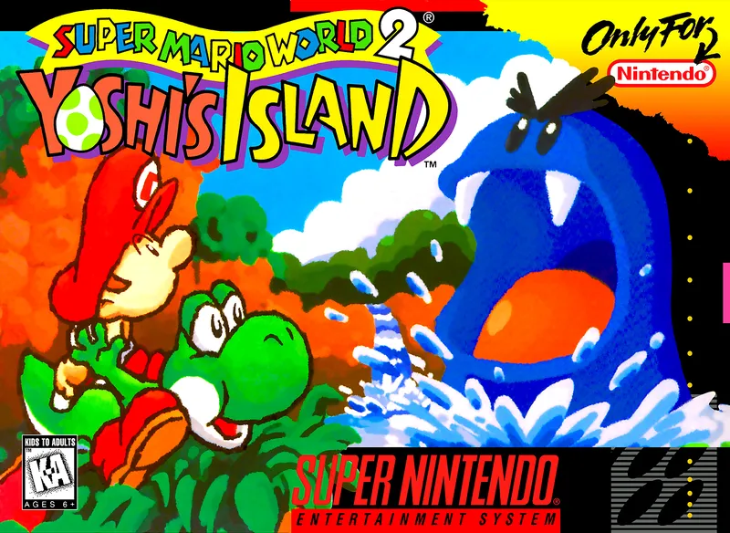Super Mario World 2: Yoshi's Island box art