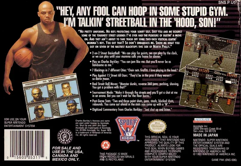 Barkley Shut Up and Jam! box back