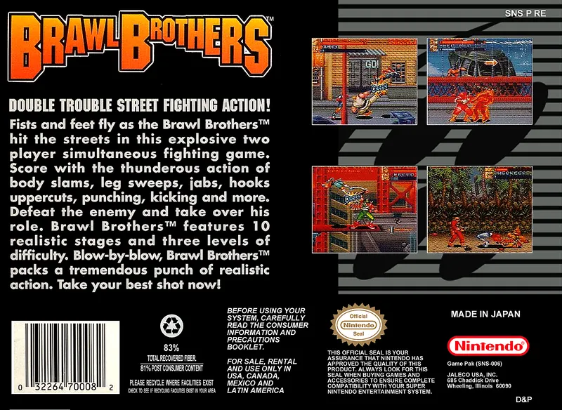 Brawl Brothers box back