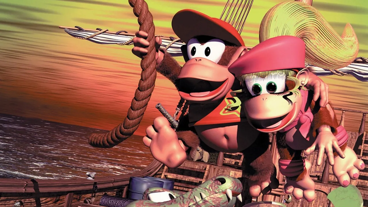 Backdrop artwork for Donkey Kong Country 2: Diddy's Kong Quest