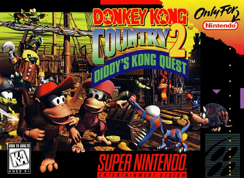 Donkey Kong Country 2: Diddy's Kong Quest box art