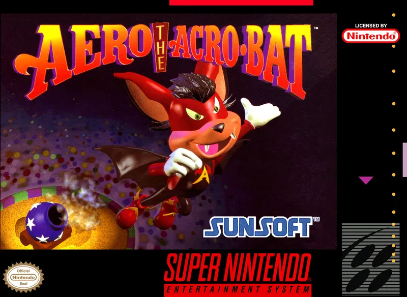 Aero the Acro-Bat box art