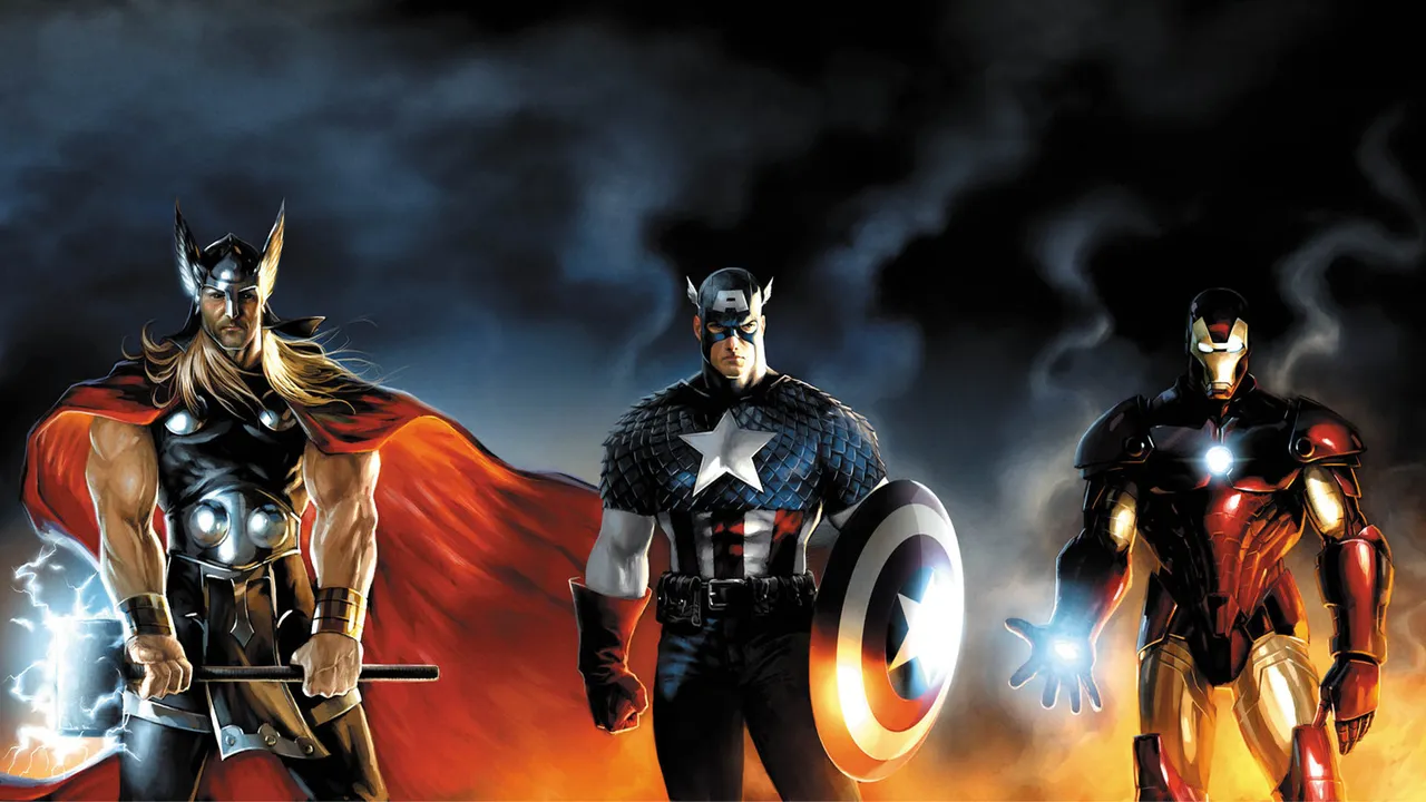 Backdrop artwork for Captain America and the Avengers
