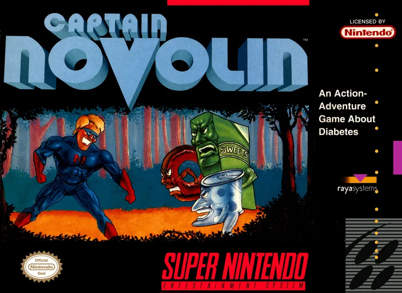 Captain Novolin box art