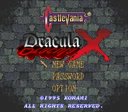 Castlevania: Dracula X screenshot
