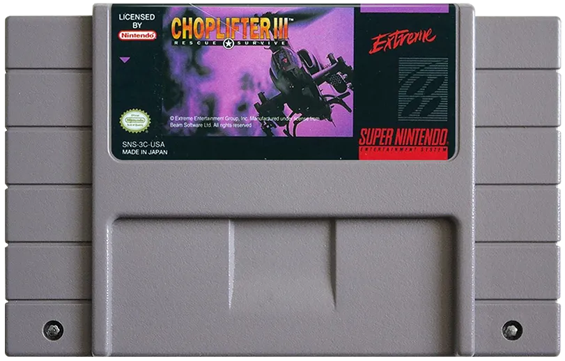 Choplifter III: Rescue-Survive cart