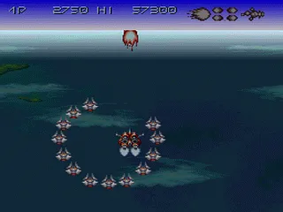 Axelay screenshot