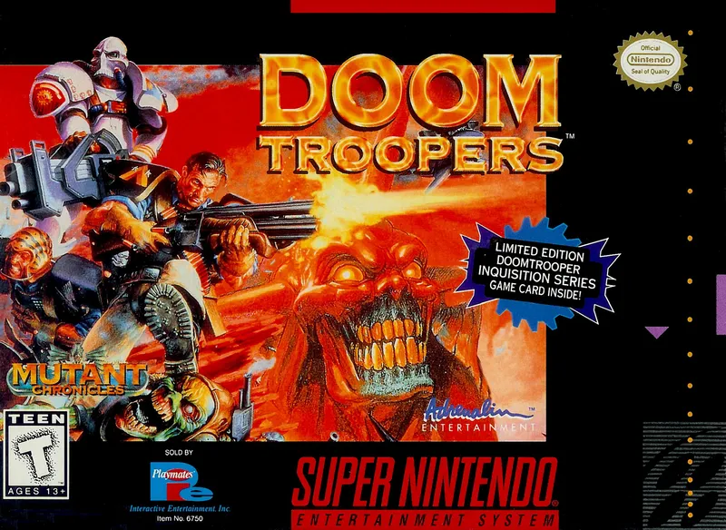 Doom Troopers: Mutant Chronicles box art
