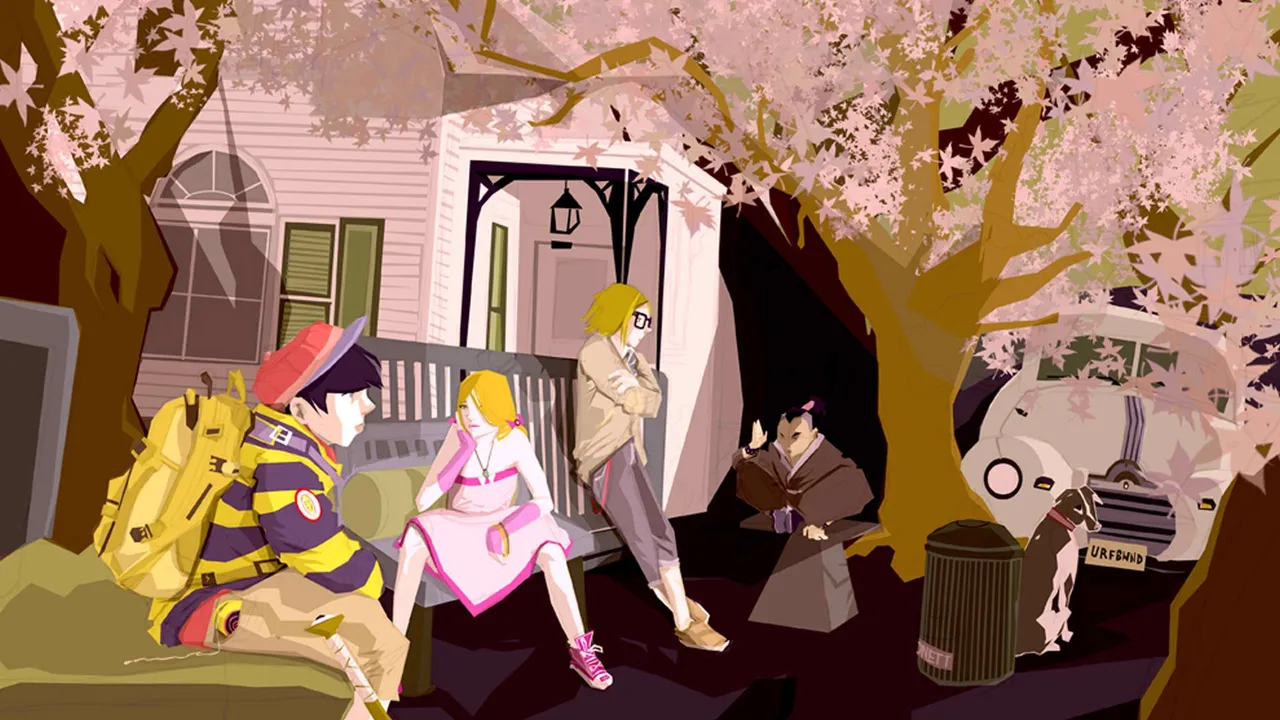 Backdrop artwork for EarthBound
