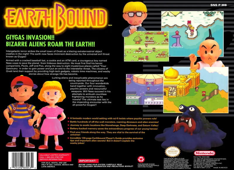 EarthBound box back