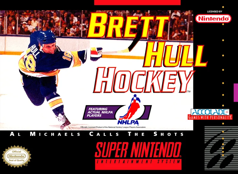 Brett Hull Hockey box art