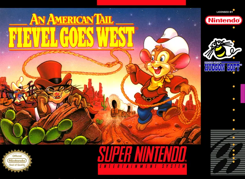 An American Tail: Fievel Goes West box art