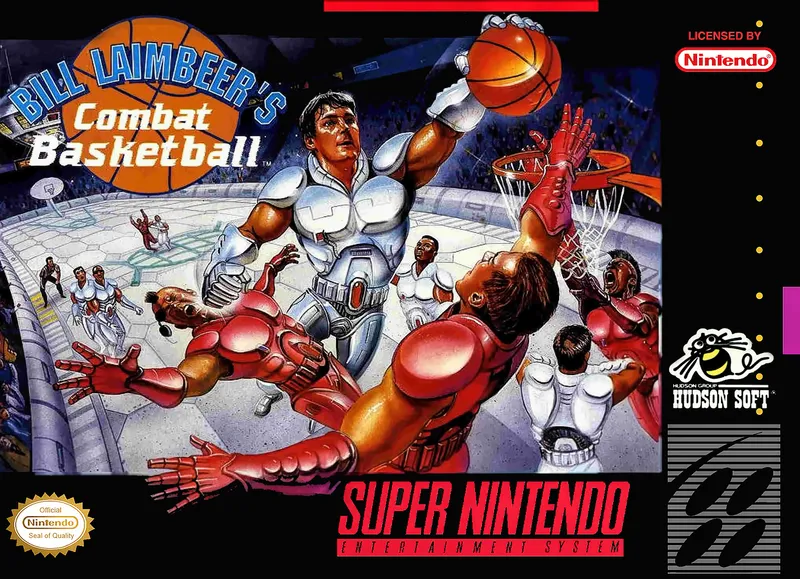 Bill Laimbeer's Combat Basketball box art