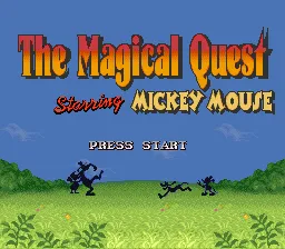 The Magical Quest Starring Mickey Mouse screenshot