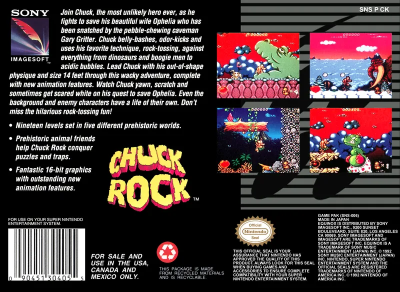 Chuck Rock box back
