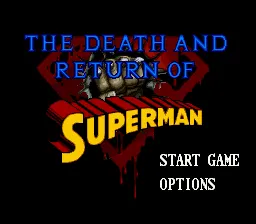 The Death and Return of Superman screenshot