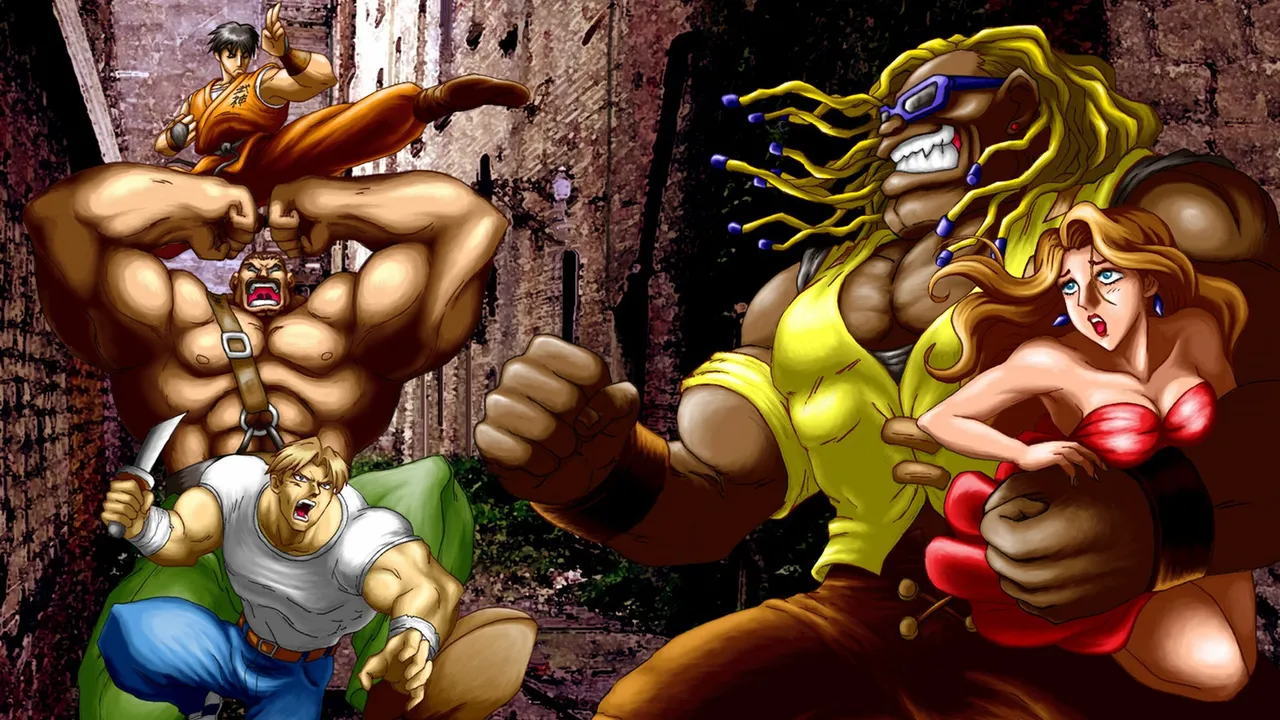 Backdrop artwork for Final Fight 2
