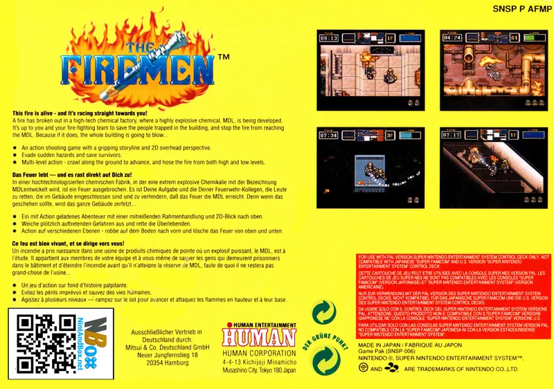 The Firemen box back
