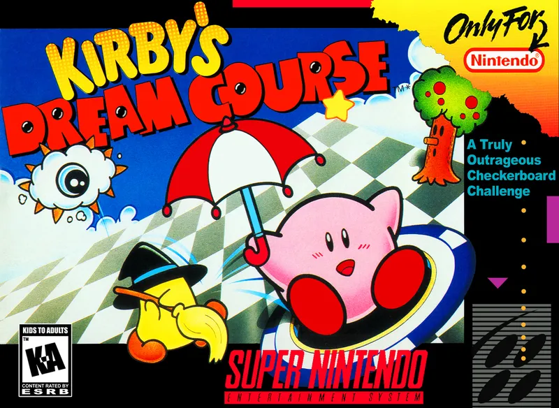 Kirby's Dream Course box art