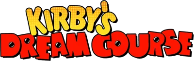 Kirby's Dream Course logo