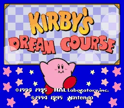 Kirby's Dream Course screenshot