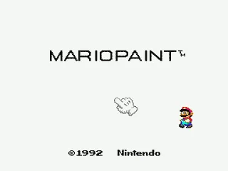 Mario Paint screenshot