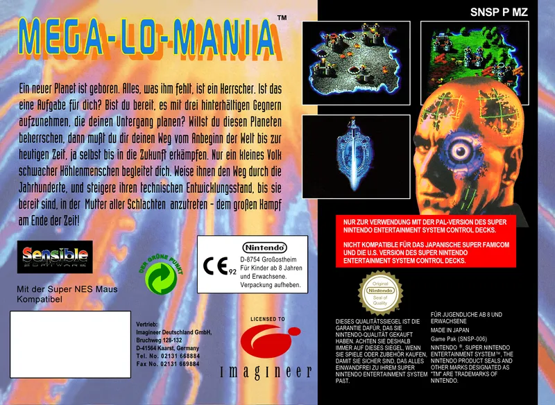 Mega-Lo-Mania box back