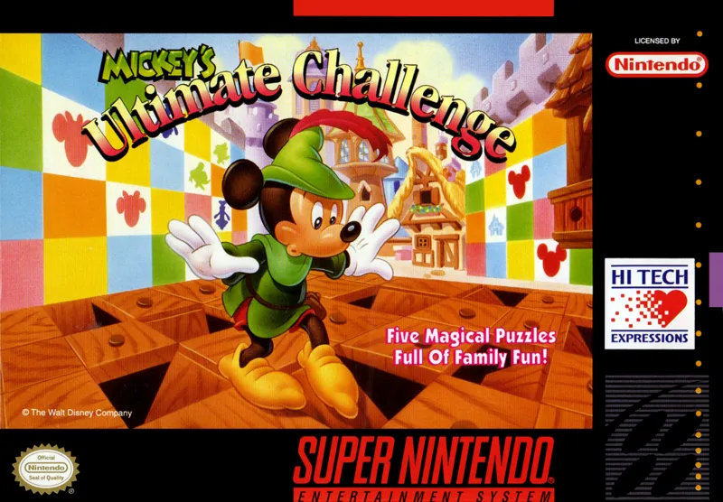 Mickey's Ultimate Challenge box art