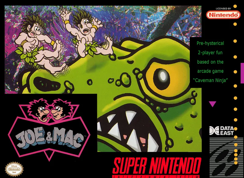 Joe & Mac box art