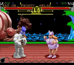 Backdrop artwork for Clay Fighter: Tournament Edition