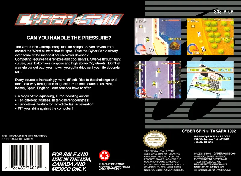 Cyber Spin box back