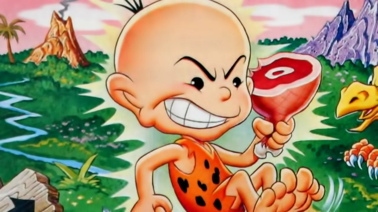 Backdrop artwork for Super Genjin 2