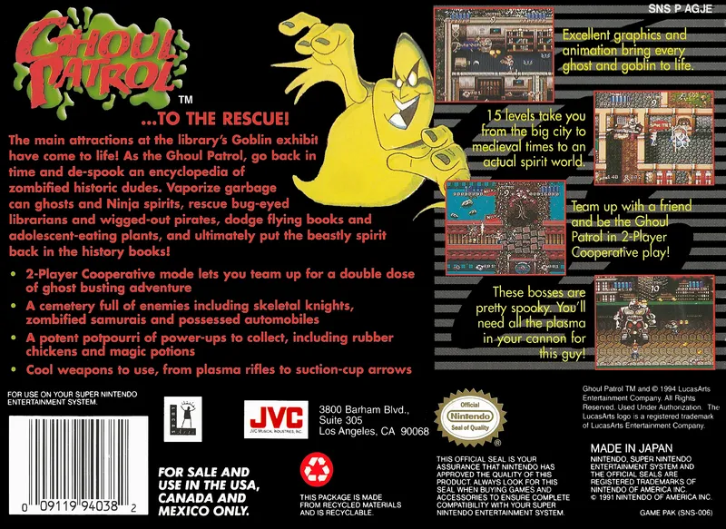 Ghoul Patrol box back
