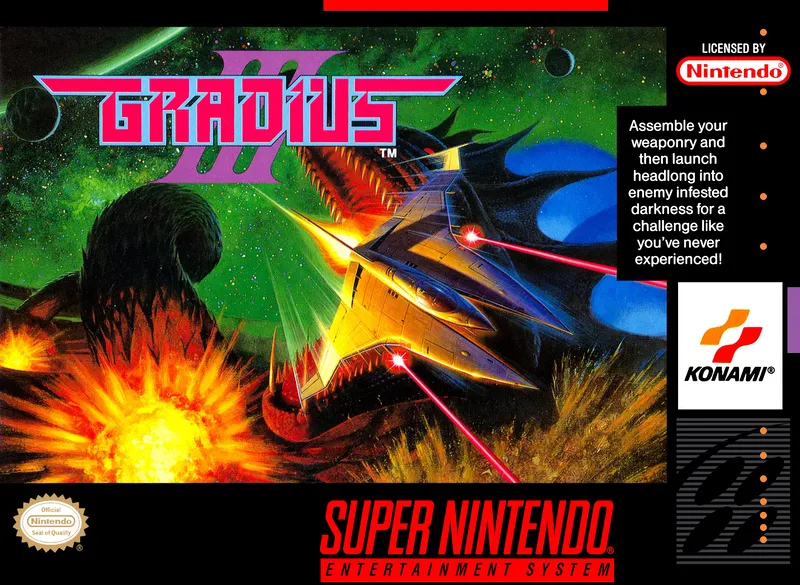 Gradius III box art