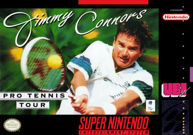 Jimmy Connors Pro Tennis Tour box art
