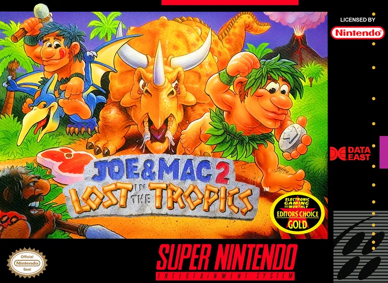 Joe & Mac 2: Lost in the Tropics box art