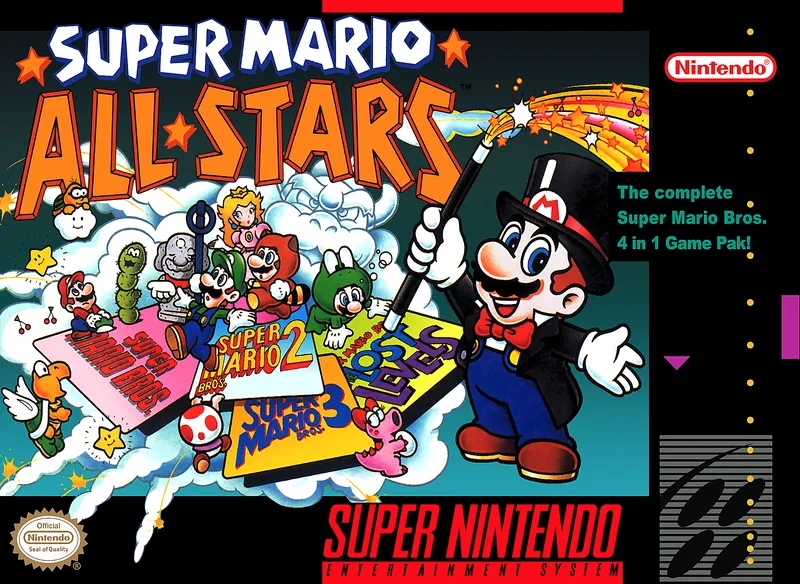 Super Mario All-Stars box art