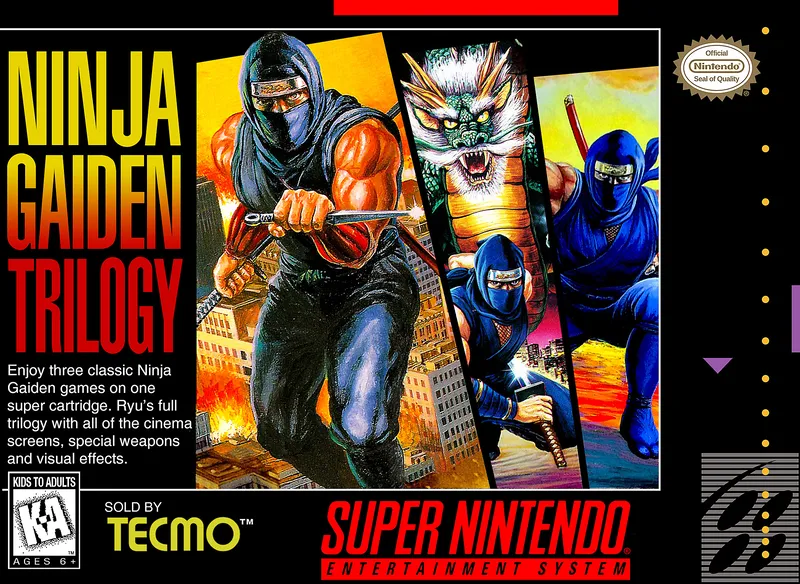Ninja Gaiden Trilogy box art