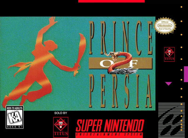 Prince of Persia 2: The Shadow & The Flame box art