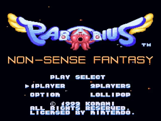 Parodius screenshot