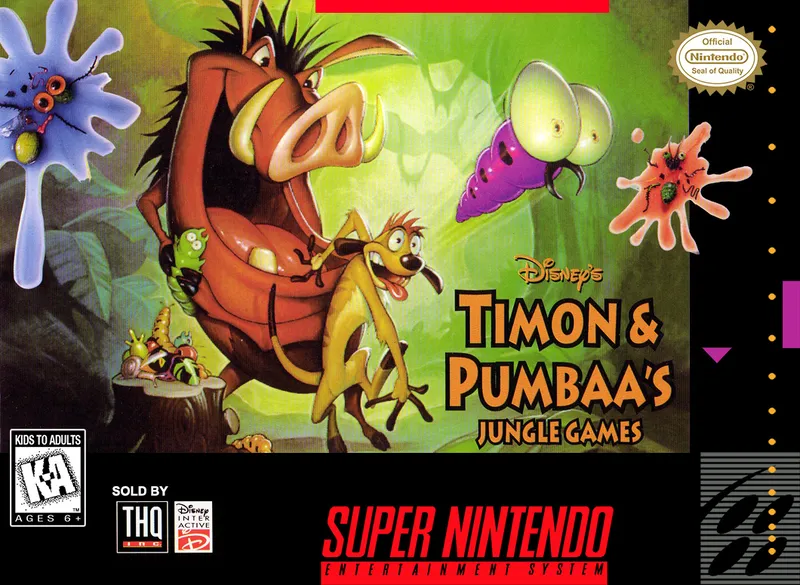 Timon & Pumbaa's Jungle Games box art