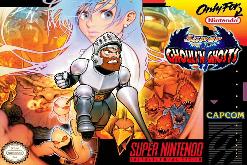 Super Ghouls 'n Ghosts box art