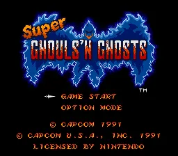 Super Ghouls 'n Ghosts screenshot
