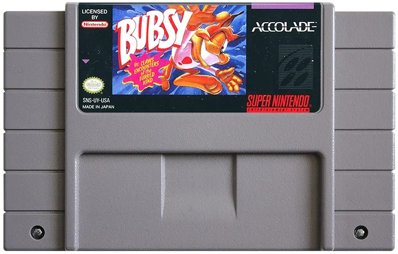 Bubsy in: Claws Encounters of the Furred Kind cart