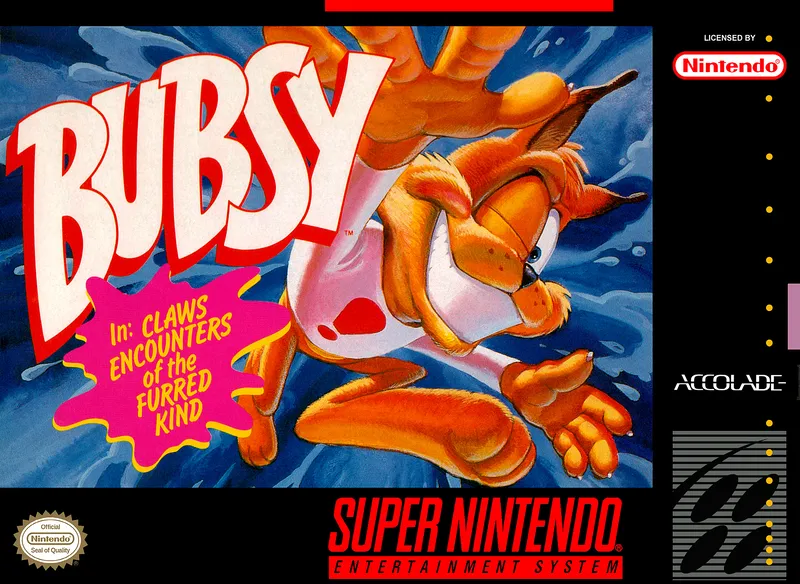 Bubsy in: Claws Encounters of the Furred Kind box art