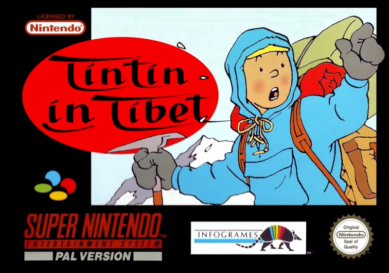 Tintin in Tibet box art