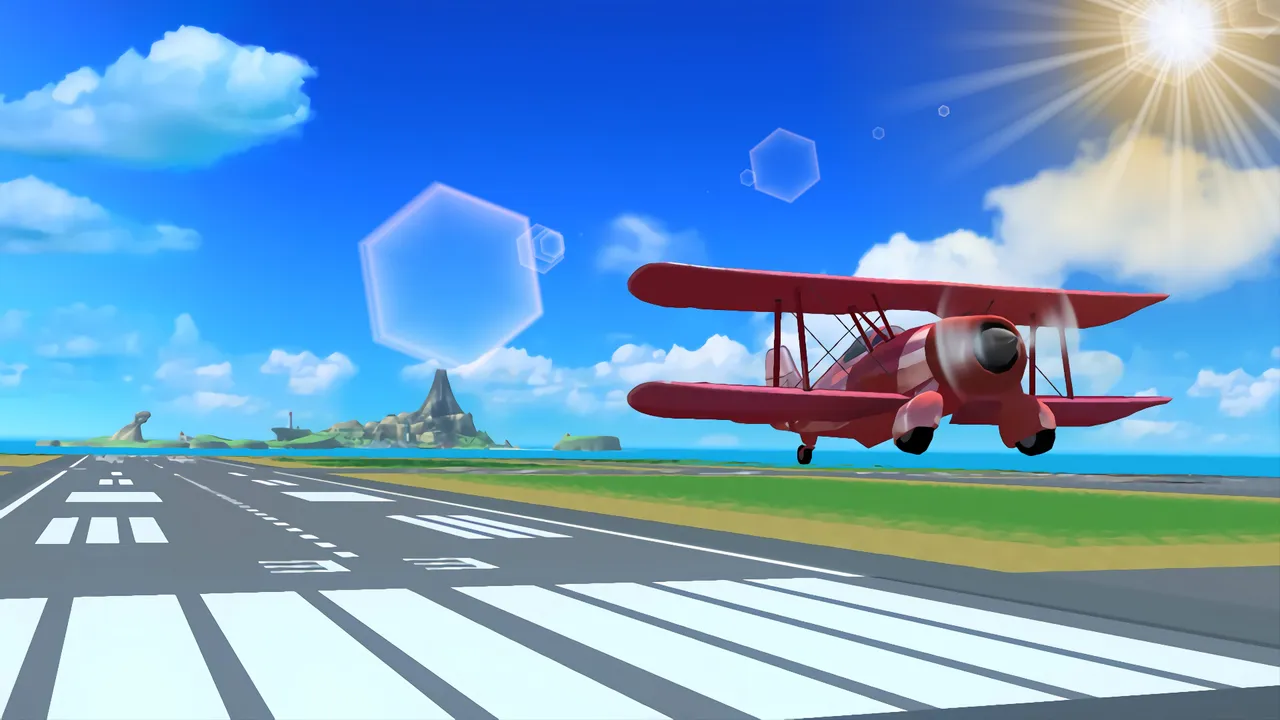 Backdrop artwork for Pilotwings
