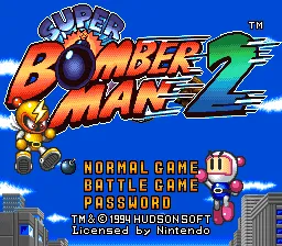 Super Bomberman 2 screenshot