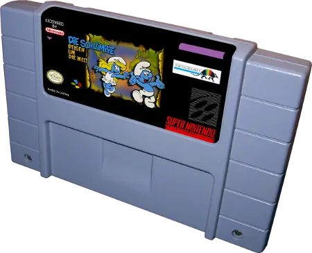 The Smurfs Travel the World cart
