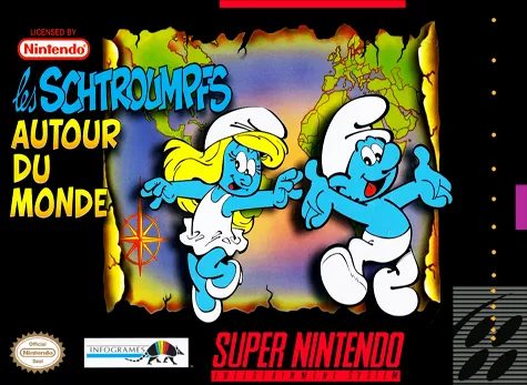 The Smurfs Travel the World box art